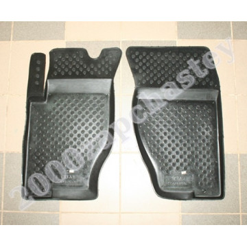 коврики kia sorento 02-09 резино-пластик передние 2шт