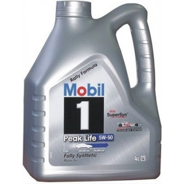 масло моторное Mobil 1 5w50 Peak Life 4л