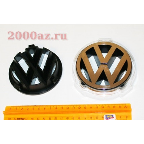 эмблема volkswagen d95/99 3 защелки