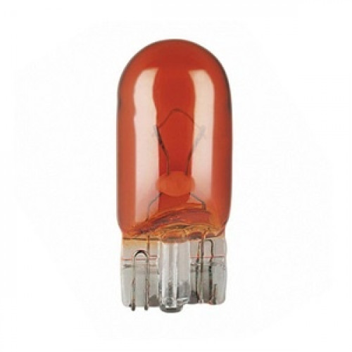 лампа 12v w5w б/ц янтарная