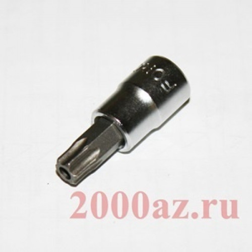 головка 1/4 бита t40h torx с отверст.