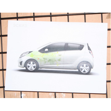 наклейка кузова spark daewoo matiz ветви
