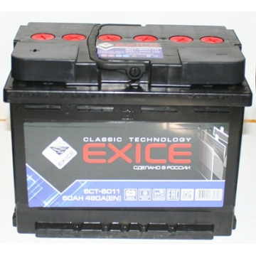 аккумулятор 60 п/п exice cl.