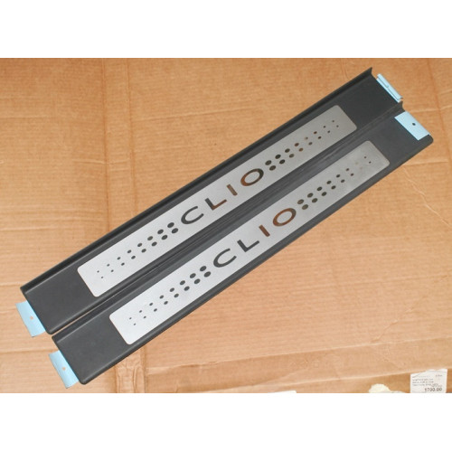 накладки порогов renault clio 3 05-12 2шт 3двери