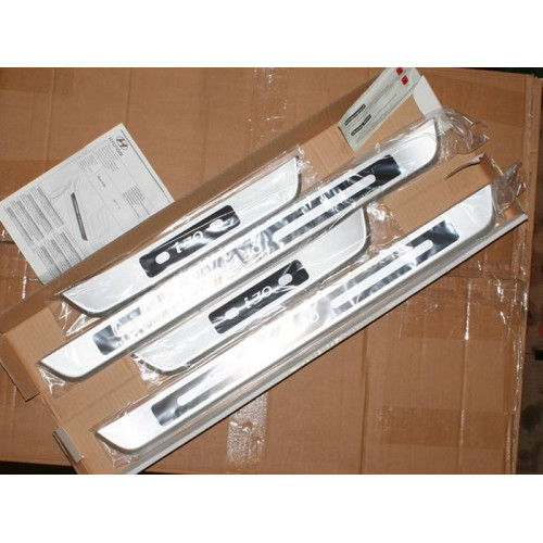 накладки порогов hyundai i30 07-12
