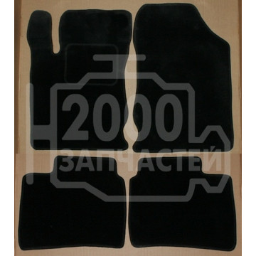 коврики kia magentis 2 2006-10 ворс