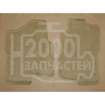 коврики cadillac escalade 3 chevrolet tahoe gmt900 ворс бежевые 1-й ряд 2шт