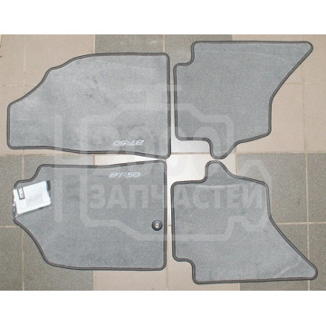 коврики mazda bt-50 06- ворс серые