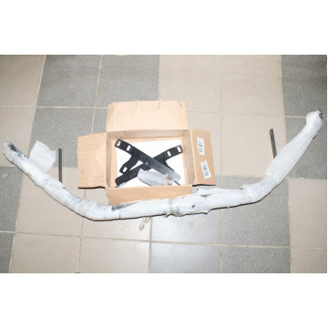 защита бампера nissan qashqai 14- пер. d57 волна
