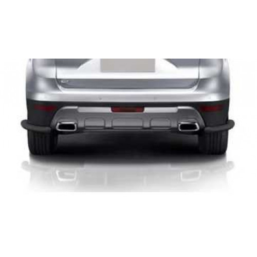 защита бампера geely atlas 16- задняя уголки черные d57мм