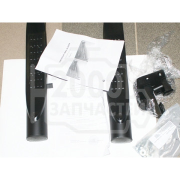защита порогов chevrolet trailblaizer 12- d76мм
