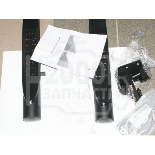 защита порогов chevrolet trailblaizer 12- d76мм