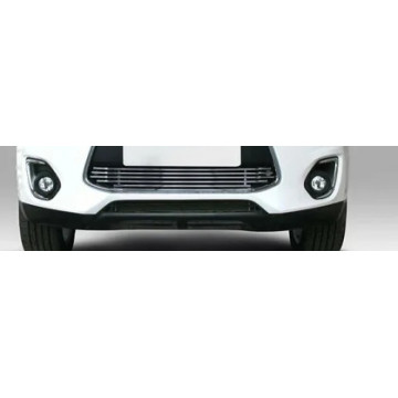 накладка решетки mitsubishi asx 13- хром бампера d10