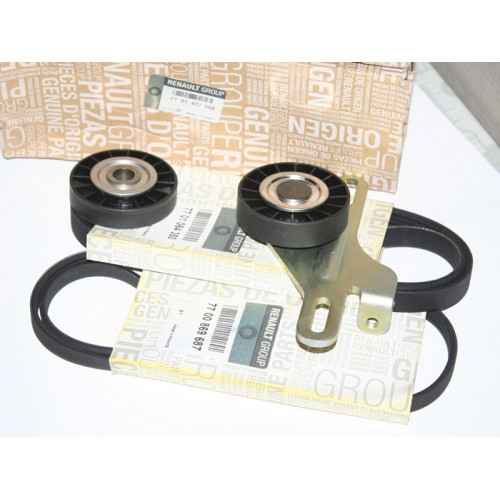 ремень приводной комплект renault clio 1.4 4pk995 3pk1040