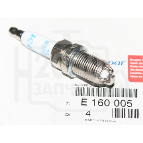 свеча peugeot citroen e160005 0.9mm 4конт octavia 1.4/1.6 102л.с logan