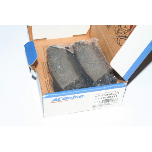 колодки тормозные cadillac srx 03-07 sts 04- задние acdelco