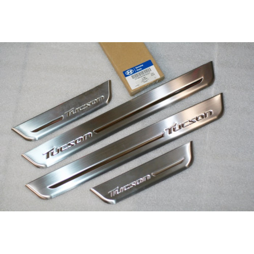 накладки порогов hyundai tucson 3 15-20г