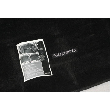 коврик багажника skoda superb 09-15