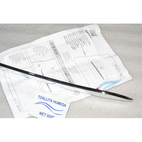 накладка крышки багажника seat leon 17-19г