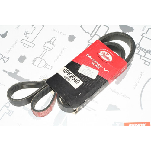 ремень 6pk2040 gates