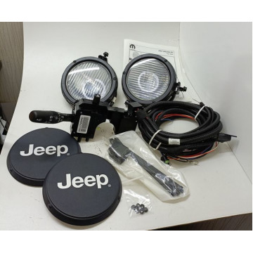фара jeep wrangler tj 03- противотуманная комплект