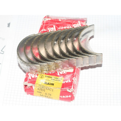 вкладыши isuzu 4ja1 4jc1 4jd1 коренные комплект 0.75