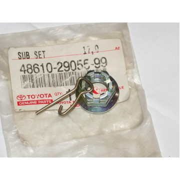 гайка м12*1.25 бурт коронч toyota