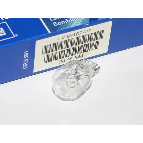 лампа 12v w2.1x9.5d w16w б/ц opel