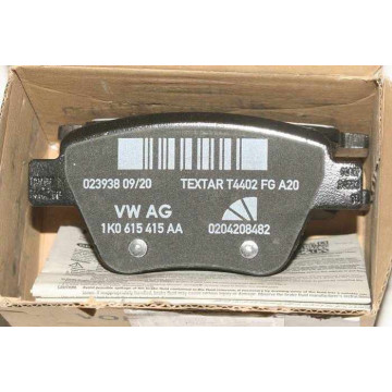 колодки тормозные vag зад octavia yeti superb 08- caddy touran