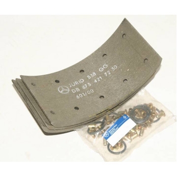 колодки тормозные бараб mercedes 6734218430