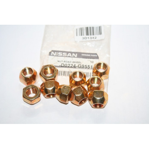 гайка колеса 12*1,25 кл21мм откр. nissan sunny primera almera terrano maxima micra