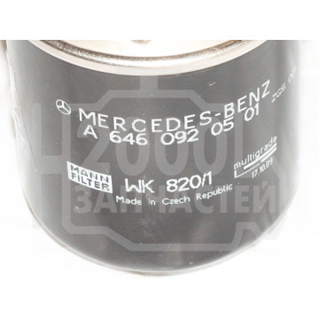 фильтр топлива mercedes-benz sprinter 06- vito II 06- oe (mann wk820/1)