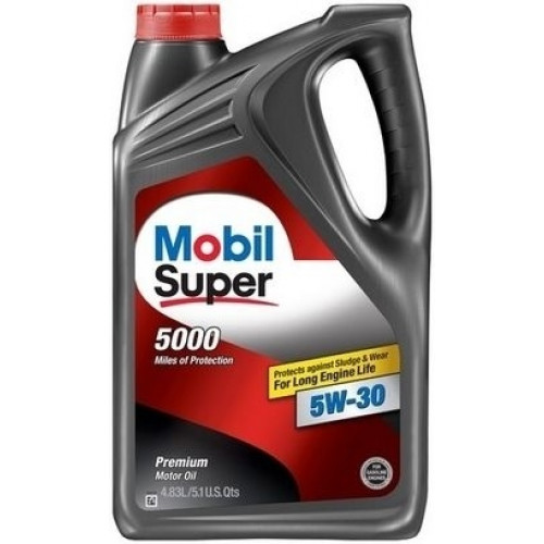 масло моторное Mobil super 5000 5w30 4.83л