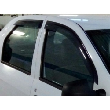 Дефлекторы на боковые окна Renault logan