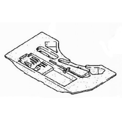 Крышка ниши запасного колеса nexia 96161986
