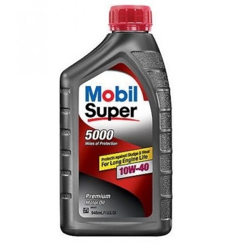 масло моторное Mobil super 5000 10w40 0.946л