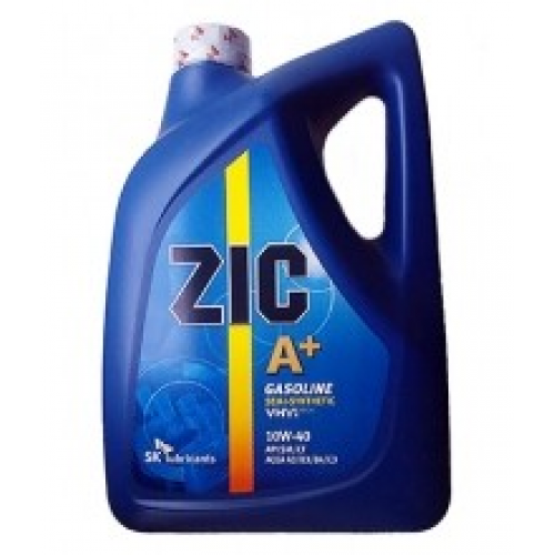 масло моторное ZIC A+ 10w40 полусинтетика 6л