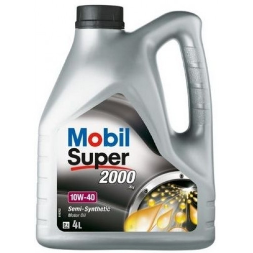 масло моторное Mobil super 2000 10w40 4л