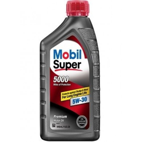 масло моторное Mobil super 5000 5w30 0.946л